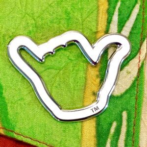 Commemorative "Shaka, A Story of Aloha" film pin.