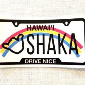 Shaka Plate Sticker Image