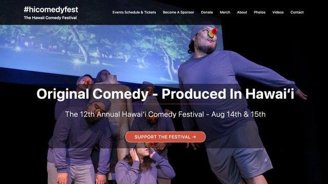 Hawaii Comedy Festival screen shot